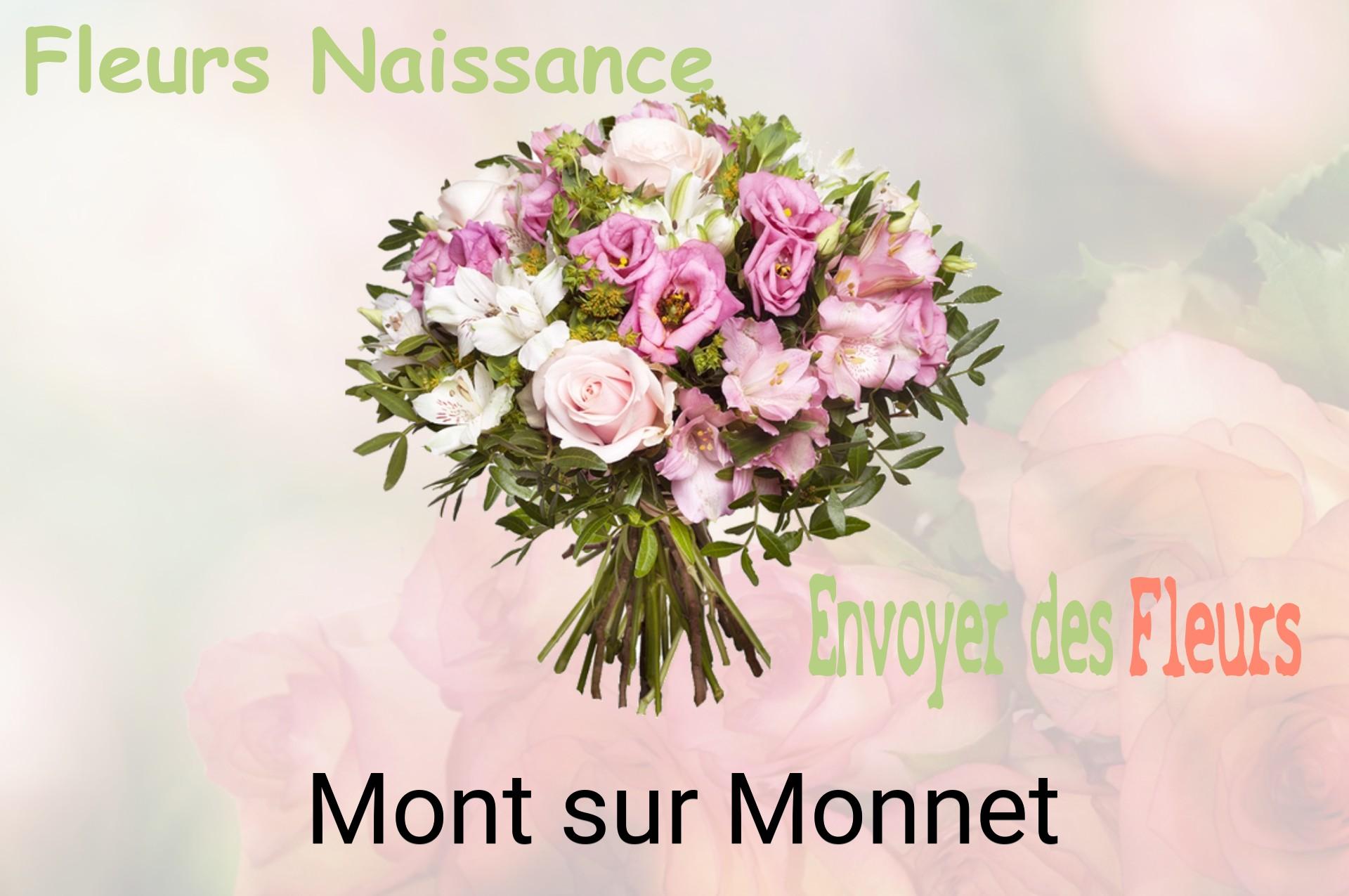 Bouquet de fleurs de naissance livré à Mont-sur-Monnet